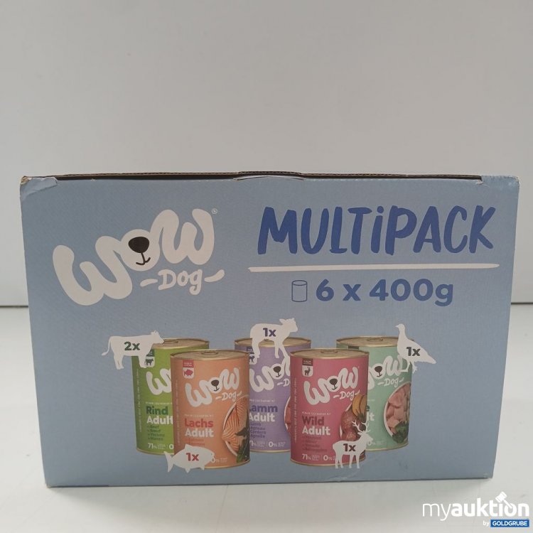 Artikel Nr. 973529: WOW-Dog Multipack Tiernahrung 6x400 g