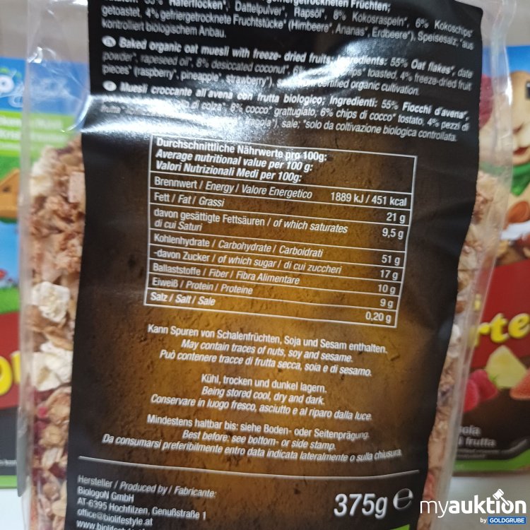 Artikel Nr. 985529 Artikel Nr. 985529: BioLifestyle Zissi's Obstgarten Granola, 3x375g