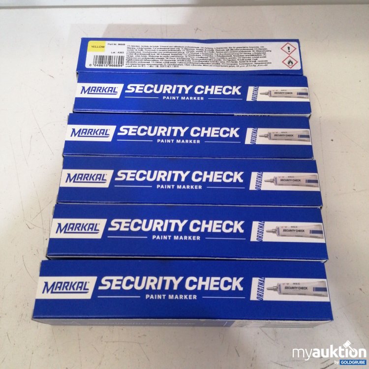 Artikel Nr. 432530 Artikel Nr. 432530: Markal Security Check Paint Marker Yellow
