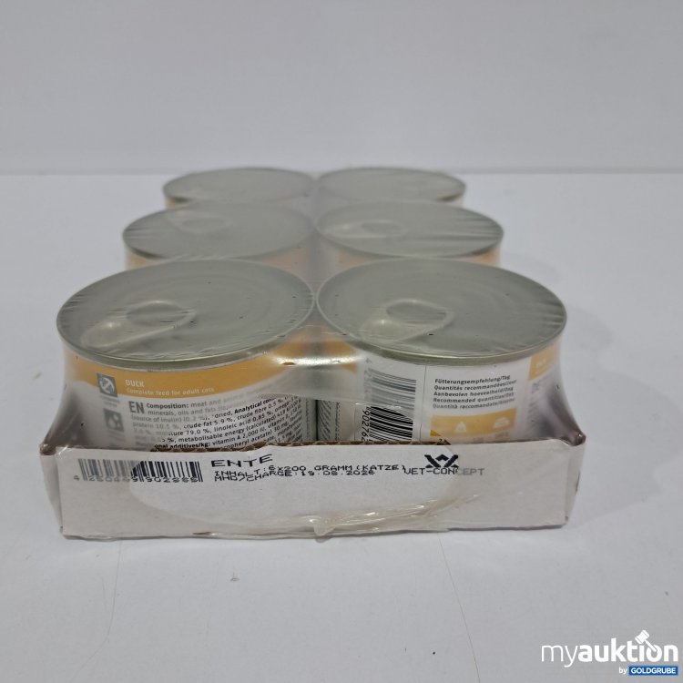Artikel Nr. 817530: Vet Concept Katzenfutter Allergy Ente 6x200g