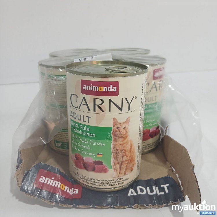 Artikel Nr. 852530: Animonda Carny Katzenfutter adult Rind, Pute+ Kaninchen 5x400g