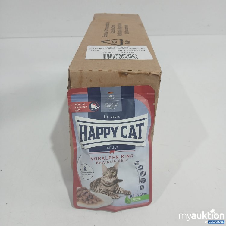 Artikel Nr. 870530 Artikel Nr. 870530: Happy Cat Adult Voralpen Rind 20x85g