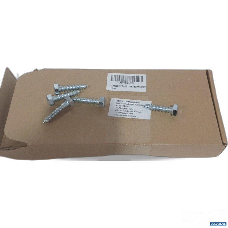 Artikel Nr. 898530 Artikel Nr. 898530: Marcopol 50 Stück M8×35mm Silber