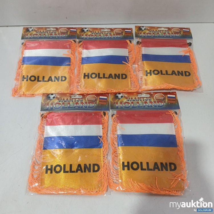 Artikel Nr. 911530: Vaantje Holland Wimpel inkl. Saugnapf 5Stk