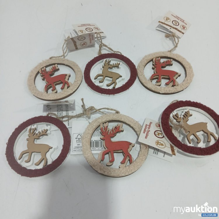 Artikel Nr. 912530 Artikel Nr. 912530: Hängedekoration ca. 10cm 6 Stück