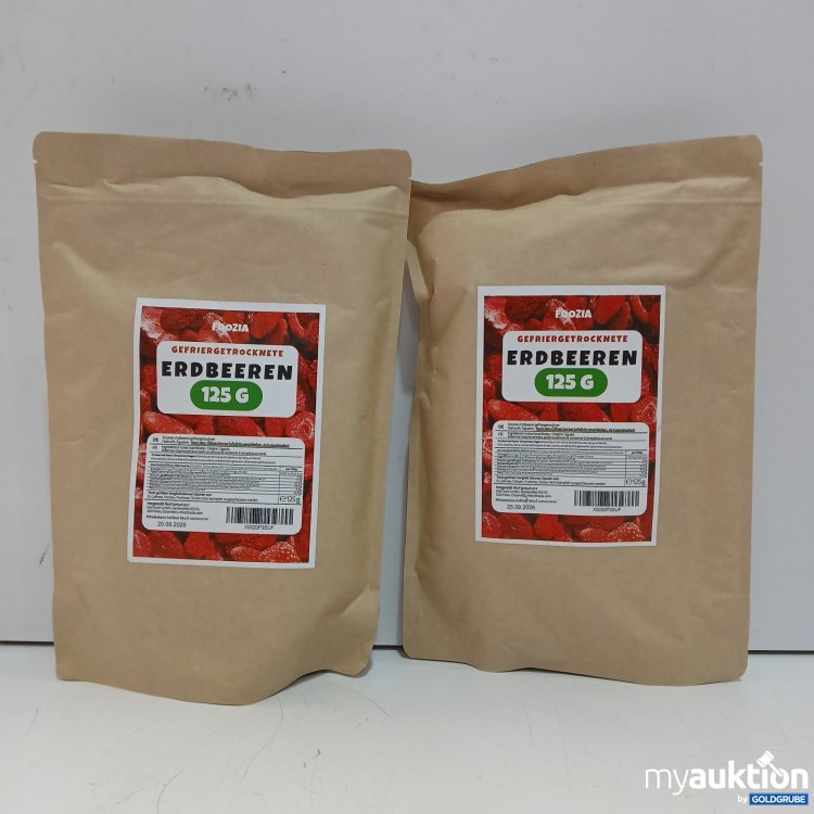 Artikel Nr. 941530 Artikel Nr. 941530: Abgelaufen am 25.09.2026 Foozia Gefriergetrocknete Erdbeeren 2x125g