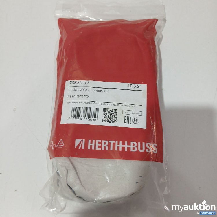 Artikel Nr. 961530: HERTH&BUSS Rückstrahler 114mm rot  5 Stück 