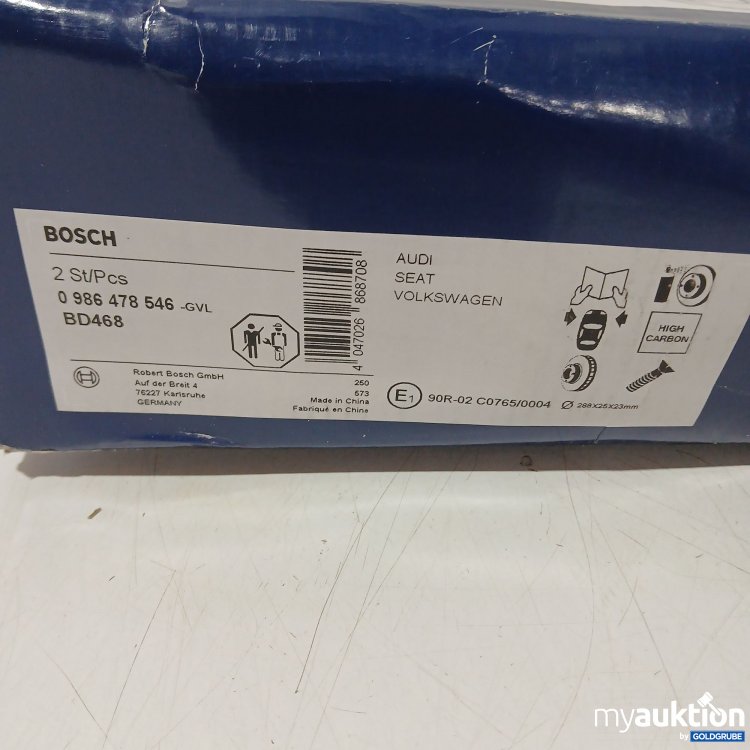 Artikel Nr. 997530 Artikel Nr. 997530: Bosch Bremsscheibe 0 986 478 546 BD468 2stk