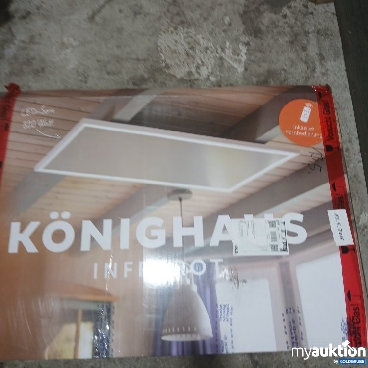 Artikel Nr. 445531 Artikel Nr. 445531: Könighaus LED-Deckenleuchte 60x100x1,8cm 800 Watt inklusive Fernbedienung und Kabel