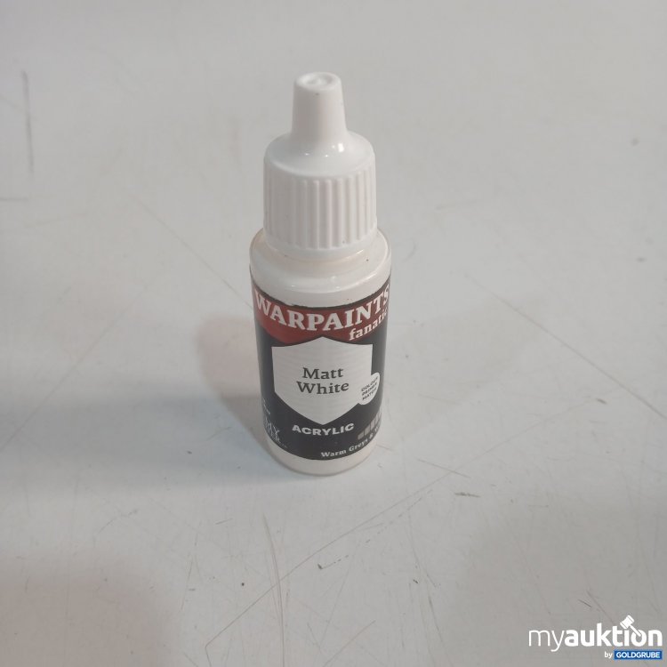 Artikel Nr. 465531 Artikel Nr. 465531: Warpaints Acrylic Matt White Farbe 18ml
