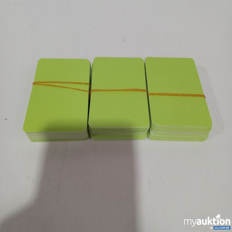 Artikel Nr. 821531 Artikel Nr. 821531: Leere grüne Kärtchen zum Beschreiben/Bemalen 9x5.2 cm lt. Foto