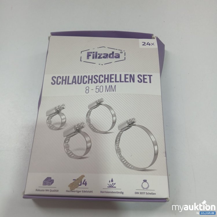 Artikel Nr. 861531: Filzada Schlauchschellen Set 8-50mm 24x