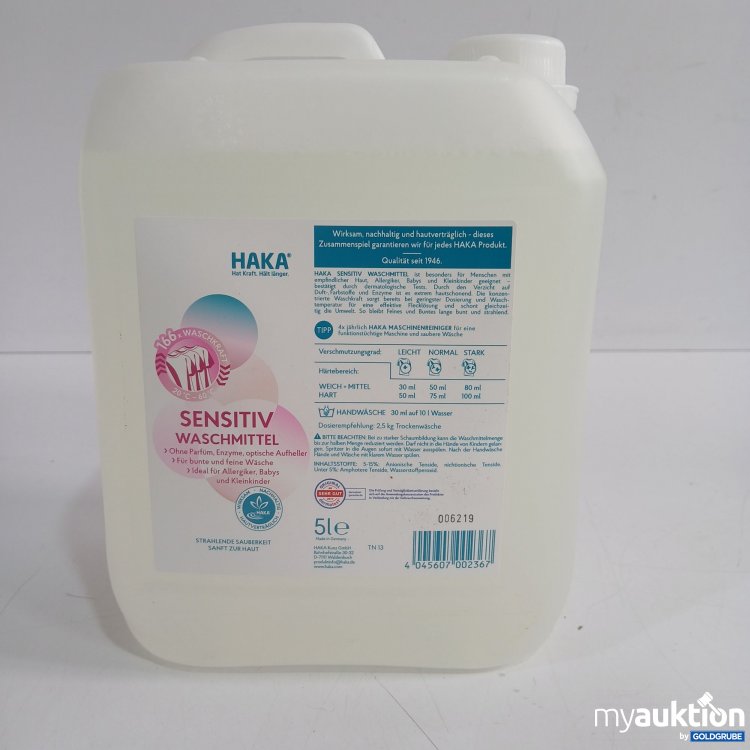 Artikel Nr. 874531 Artikel Nr. 874531: Haka Sensitiv Waschmittel 5L