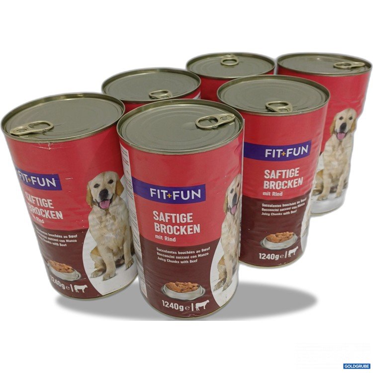 Artikel Nr. 884531: Fit+Fun Hundefutter 6x1240g