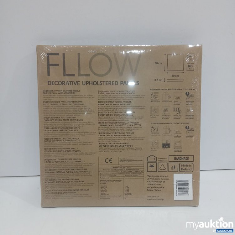 Artikel Nr. 887531: Fllow Decorative Upholstered Panels 30x30x3,6cm