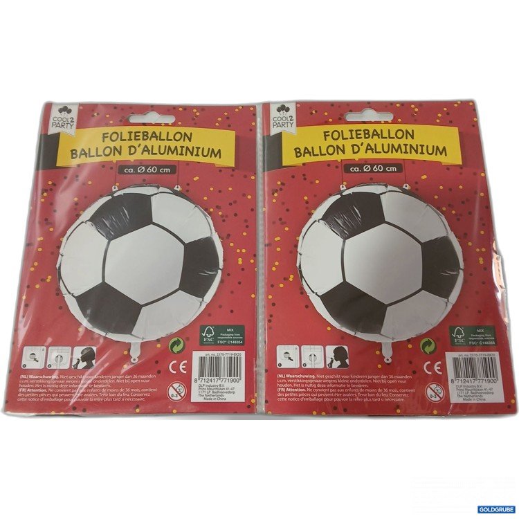 Artikel Nr. 911531: Cool 2 Party Folienballon Fußballoptik, ca 60cm durchmesser 2Stk