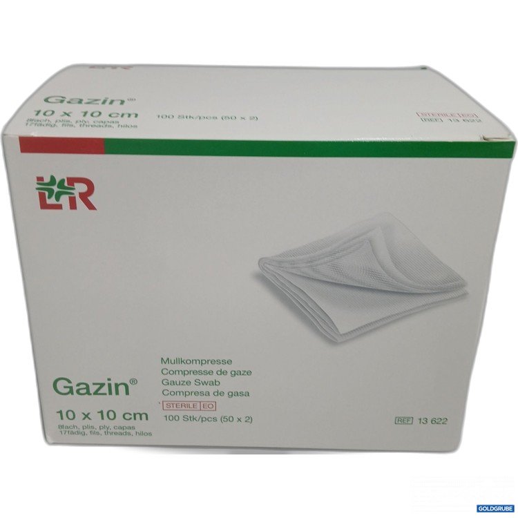 Artikel Nr. 959531: LR Gazin Mullkompresse 10x10cm 100Stk 