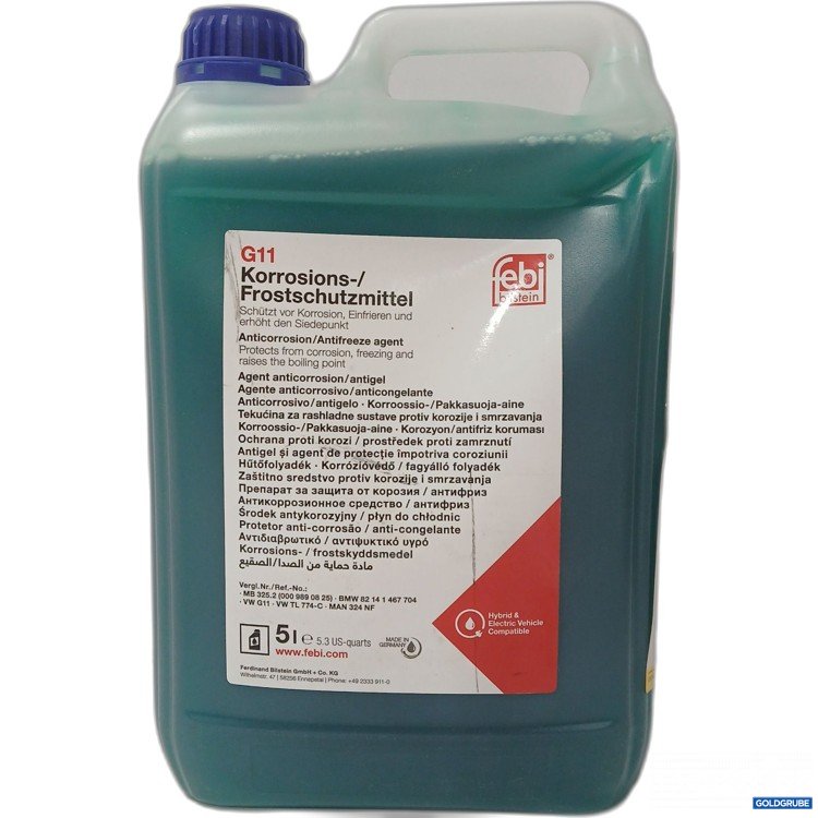 Artikel Nr. 967531: Febi G11 Korrosions-/Frostschutzmittel 5L, Art.No. 1879937