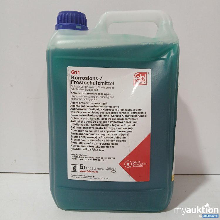 Artikel Nr. 967531: Febi G11 Korrosions-/Frostschutzmittel 5L, Art.No. 1879937