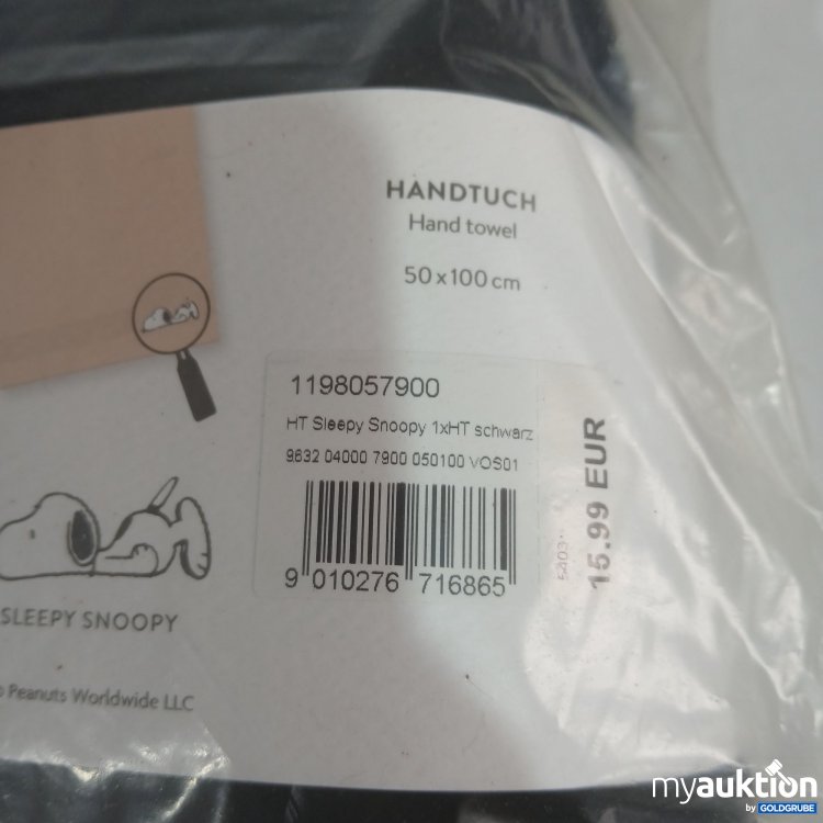 Artikel Nr. 525532: Vossen Peanuts limited Edition Handtuch 50x100cm 