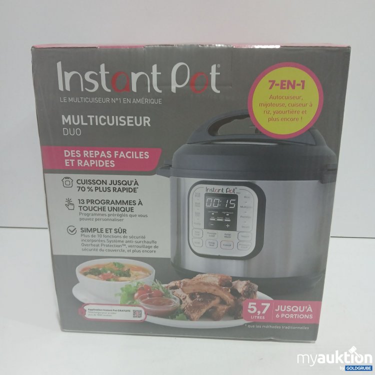 Artikel Nr. 813532 Artikel Nr. 813532: Instant Pot Multicuiseur Duo 5,7l