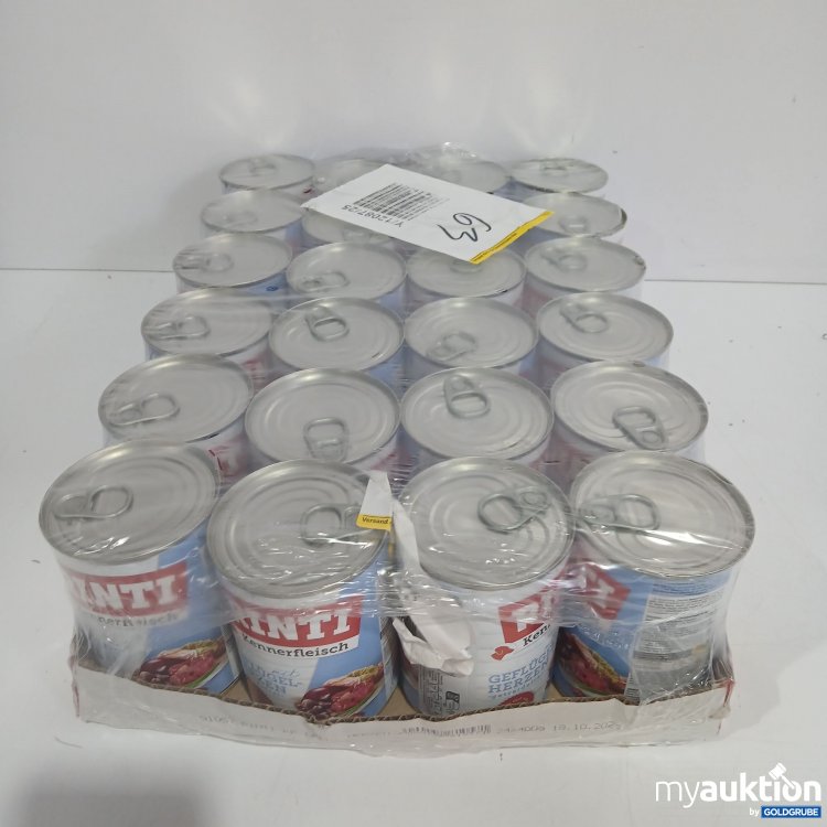 Artikel Nr. 833532 Artikel Nr. 833532: Rinti Kennerfleisch mit Geflügelherzen 24x400g