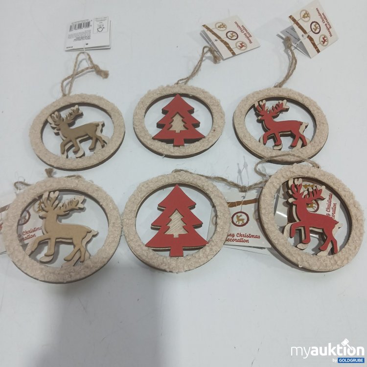 Artikel Nr. 912532 Artikel Nr. 912532: Hängedekoration ca. 10cm 6 Stück