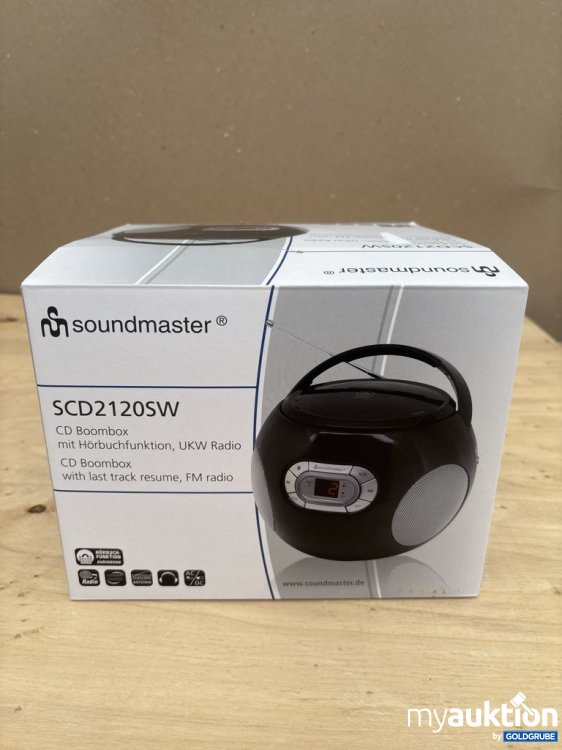 Artikel Nr. 921532: soundmaster UKW Radio CD-Player 230V SCD2120SW