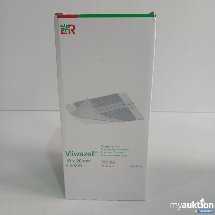 Artikel Nr. 959532: LR Vliwazell Saugkompresse 10x20cm 30Stk 