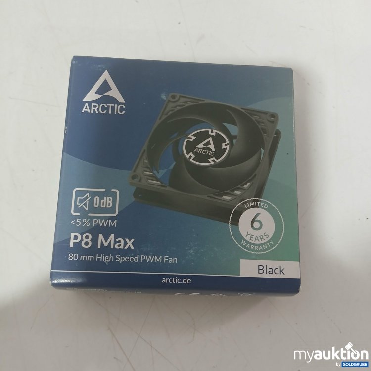 Artikel Nr. 993532 Artikel Nr. 993532: Arctic P8 Max Gehäuselüfter 80mm schwarz