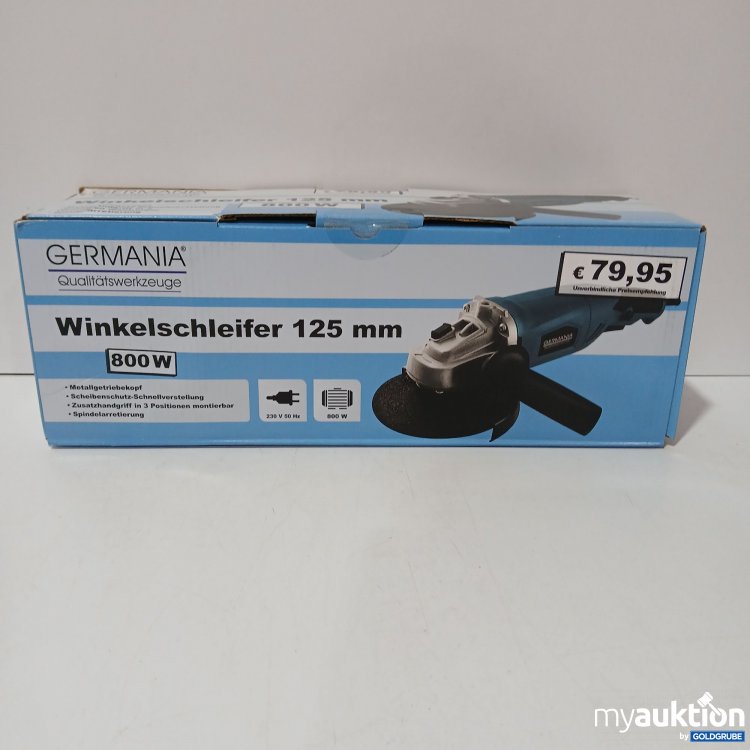 Artikel Nr. 440533 Artikel Nr. 440533: Germania Winkelschleifer 125 mm