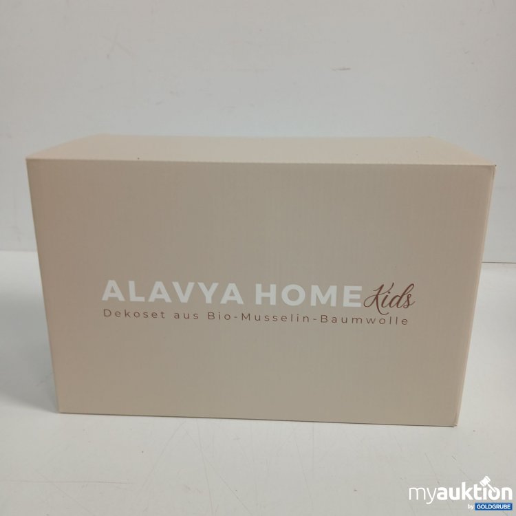 Artikel Nr. 441533: Alavya  Hausbett Dekoset aus Bio-Musselin-Baumwolle 125x350cm -Weiß