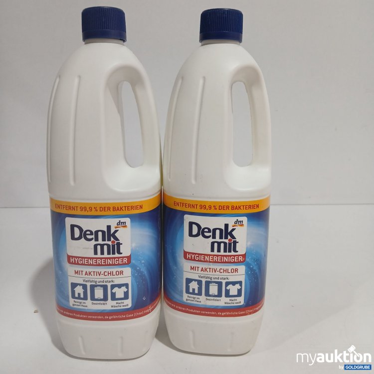 Artikel Nr. 816533 Artikel Nr. 816533: Denk mit Hygiene Reiniger mit Aktiv Chlor je 1,5L