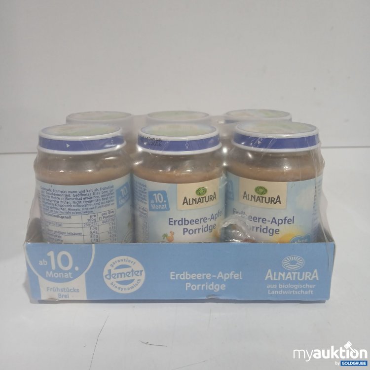 Artikel Nr. 897533: Alnatura Frühstücksbrei Erdbeere-Apfel Porridge 6x190g