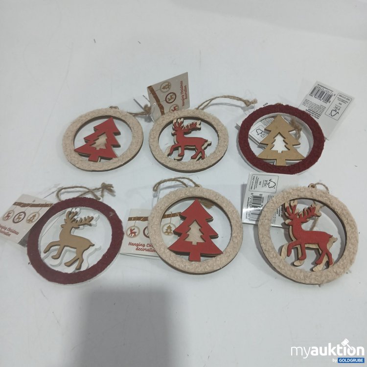 Artikel Nr. 912533 Artikel Nr. 912533: Hängedekoration ca. 10cm 6 Stück