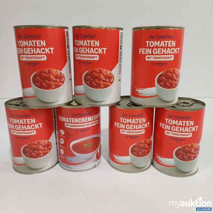 Artikel Nr. 962533: Amazon Tomaten gehackt / Tomatencremesuppe 7x400g