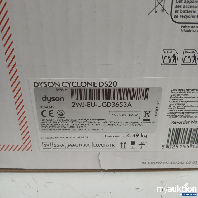 Artikel Nr. 977533 Artikel Nr. 977533: Dyson Cyclone DS20