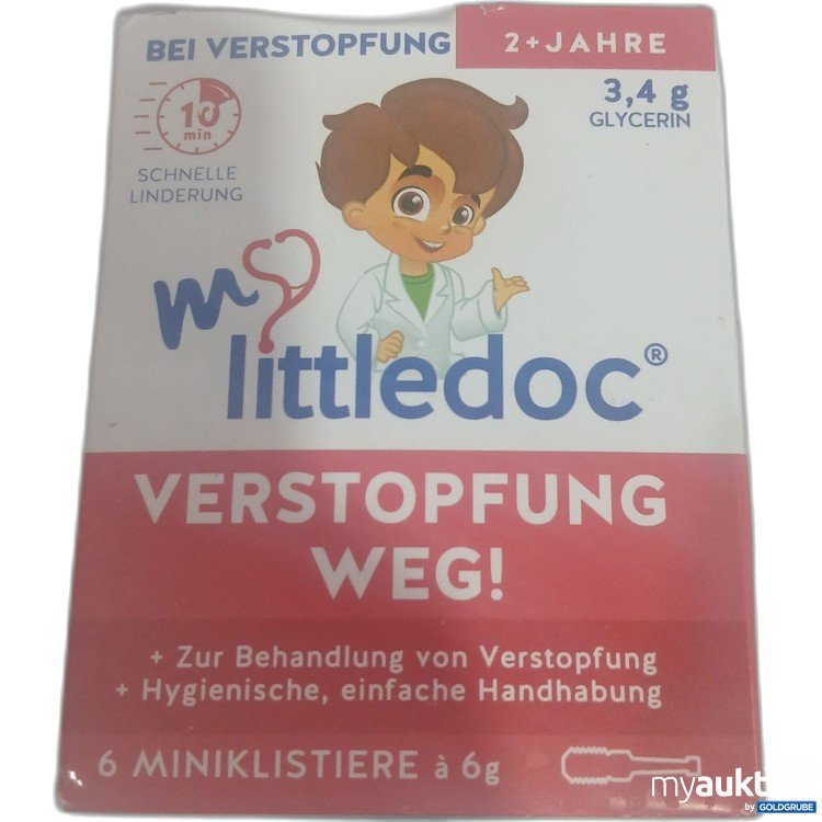 Artikel Nr. 986533 Artikel Nr. 986533: My little doc Verstopfung weg! 6 Miniklistiere je 6g