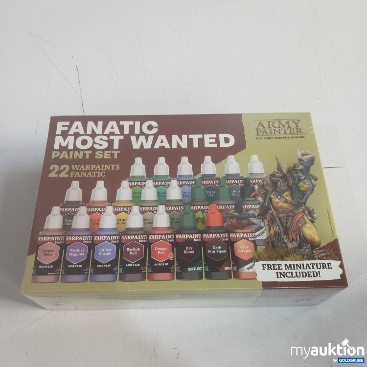 Artikel Nr. 465534 Artikel Nr. 465534: The Army Painter Fanatic Most Wanted Paint Set 22 Warpaints