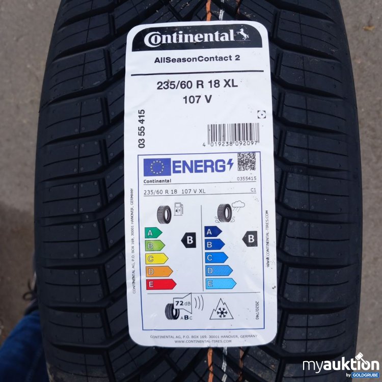 Artikel Nr. 523534: Continental AllSeasonContact 2 235/60 R 18 XL