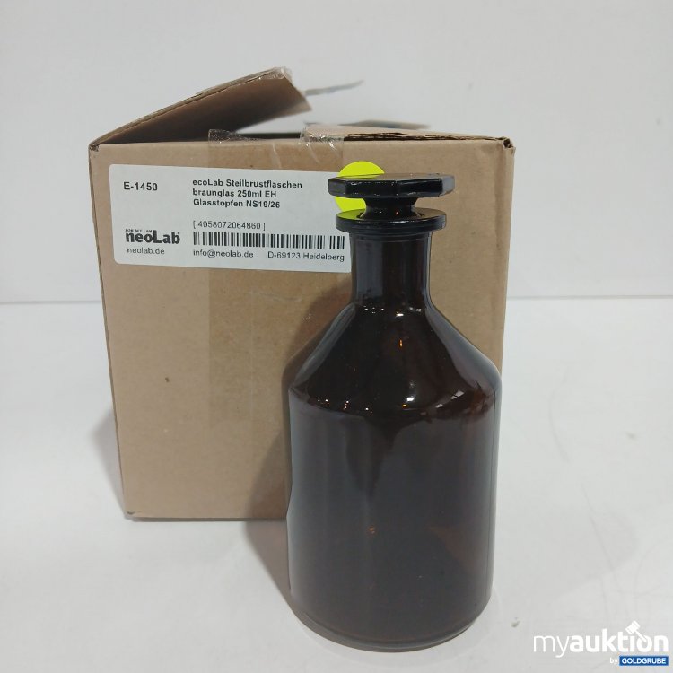 Artikel Nr. 854534 Artikel Nr. 854534: Neo Lab Steilbrustflaschen braunglas 250ml 10Stk