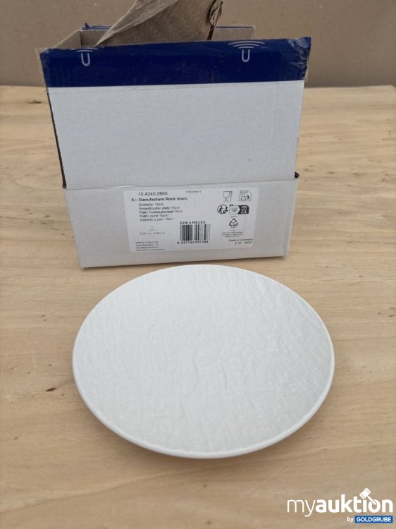 Artikel Nr. 921534:  Villeroy&Boch Manufacture Rock blanc Brotteller 16 cm