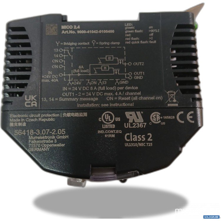 Artikel Nr. 967534: Murrelektronik elektronisches Lastkreisüberwachungsmodul Model Mico 2.4, Art.Nr. 9000-41042-0100400