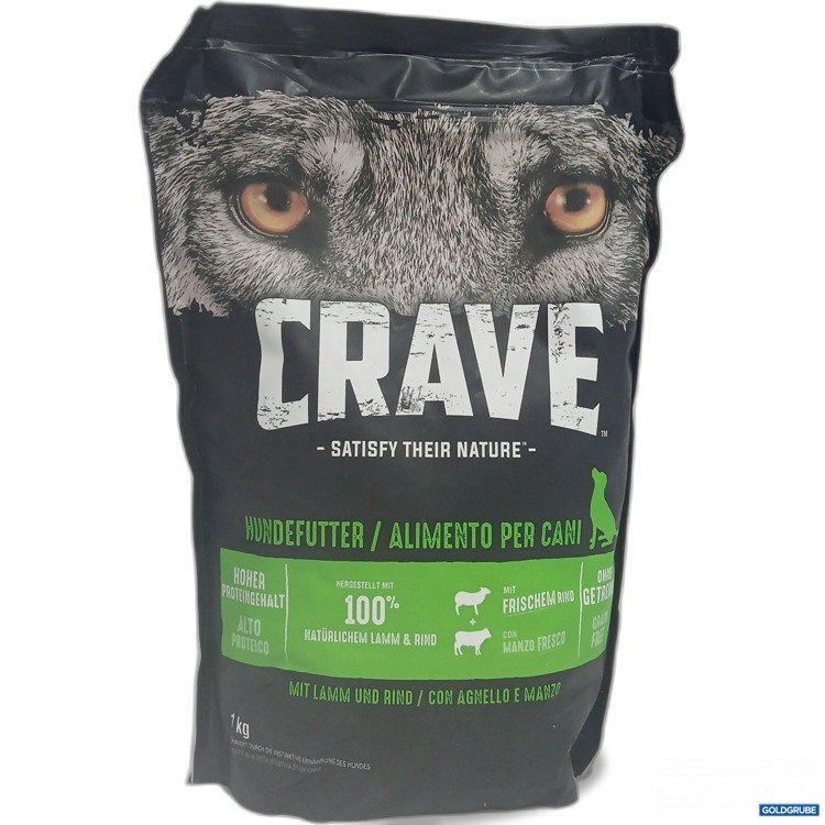 Artikel Nr. 894535: Crave Hundefutter mit Lamm & Rind 1kg 