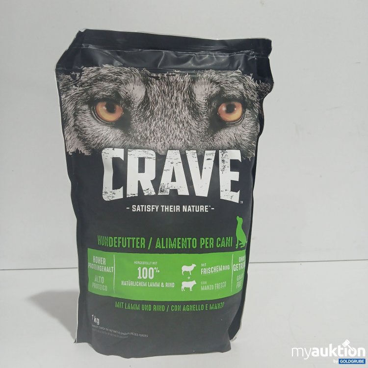 Artikel Nr. 894535: Crave Hundefutter mit Lamm & Rind 1kg 