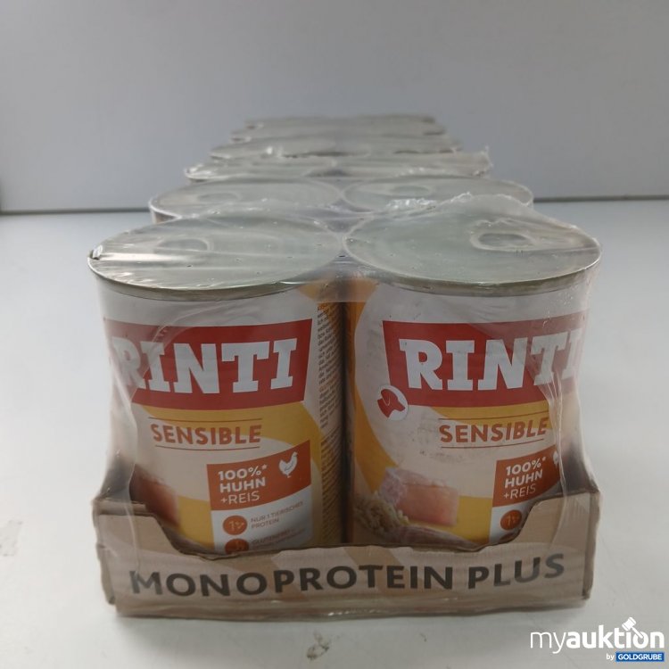 Artikel Nr. 973535: Rinti Monoprotein Plus Tiernahrung 12x400 g Huhn +Reis