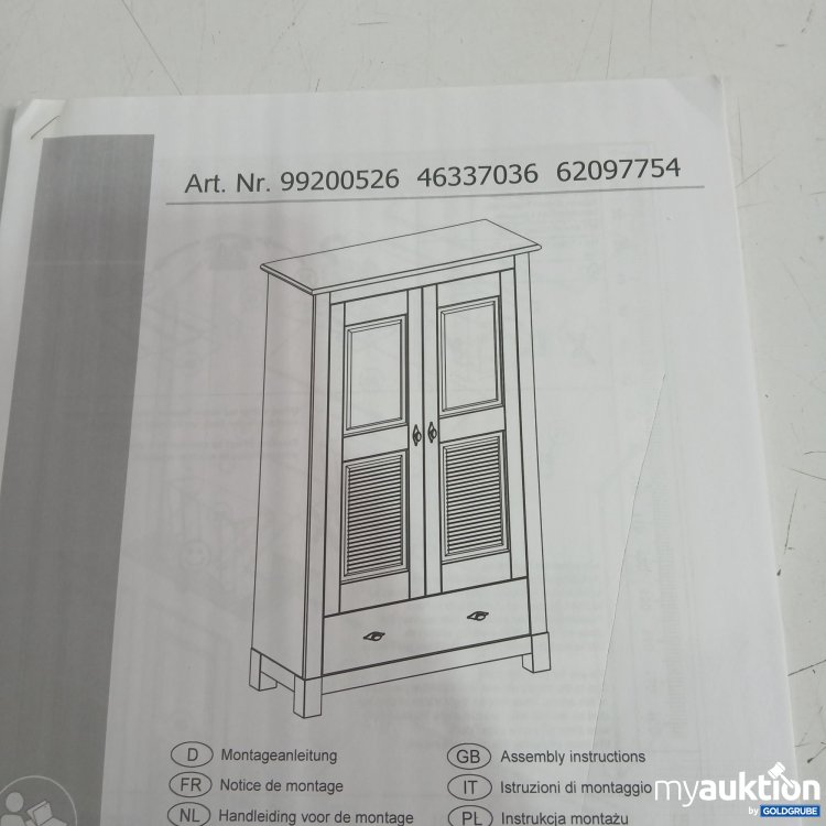 Artikel Nr. 979535 Artikel Nr. 979535: Kleiderschrank 99200526