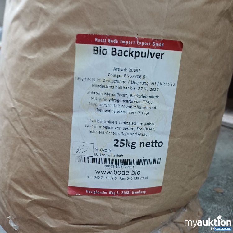 Artikel Nr. 994535: Horstl Bode : Bio Backpulver 25kg