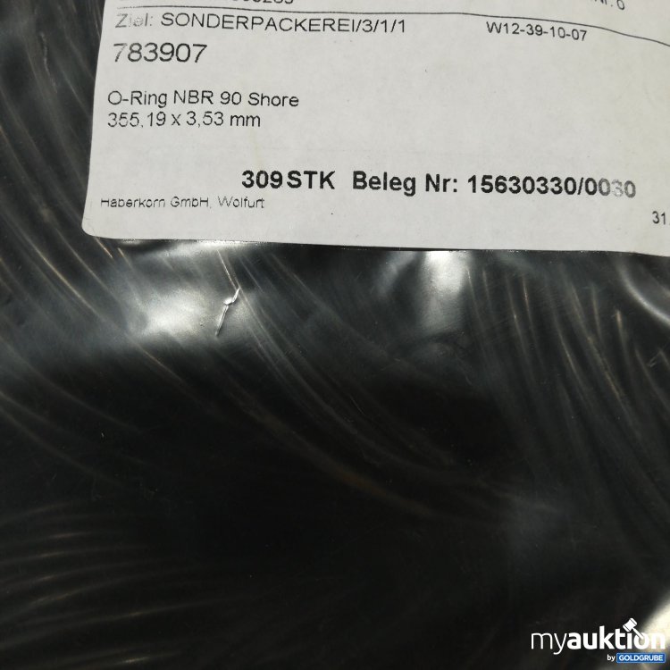Artikel Nr. 380536 Artikel Nr. 380536: O Ringe NBR 90 Höre 355.19x3.53mm