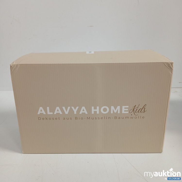 Artikel Nr. 441536: Alavya Home Hausbett  Dekoset aus Bio Musselin Baumwolle 125x350cm-Gelb 